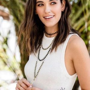 NWT! gorjana Labradorite Power Gemstone Beaded Versatile Necklace